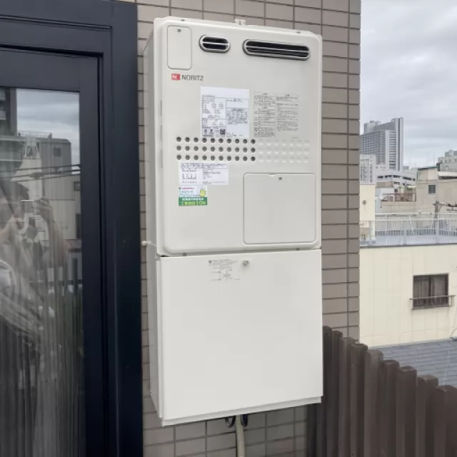 ノーリツ GQH-2445WXA3H BL へ交換後（東京都台東区）