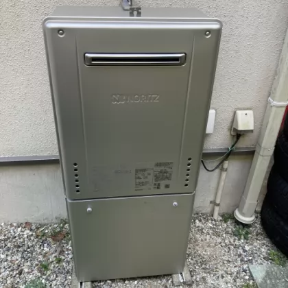 愛知県岡崎市 交換後の給湯器 ノーリツ GT-C2462SAWX-2 BL