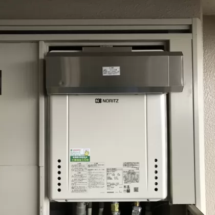 埼玉県和光市 交換後の給湯器 ノーリツ GT-2460SAWX-2 BL