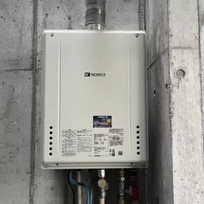 東京都稲城市 交換後の給湯器 ノーリツ GT-2060SAWX-H-2 BL