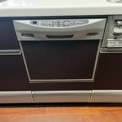 大阪府堺市北区 交換前のビルトイン食洗機 リンナイ RKW-456C-SV