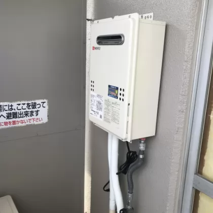 大阪府摂津市 交換後の給湯器 ノーリツ GQ-2039WS-1