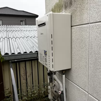 大阪府堺市東区 交換後の給湯器 ノーリツ GT-2460SAWX-2 BL