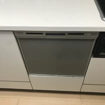 神奈川県横浜市青葉区 交換後のビルトイン食洗機 パナソニック NP-45VS9S