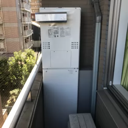 東京都国立市 交換後の給湯器 ノーリツ GTH-2454AW3H BL