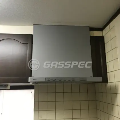 千葉県千葉市花見川区 交換後のレンジフード ノーリツ NFG6S21MSI