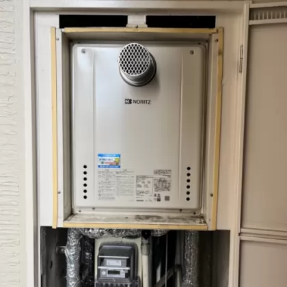 福岡県福岡市東区 交換後の給湯器 ノーリツ GT-2460SAWX-T-2 BL