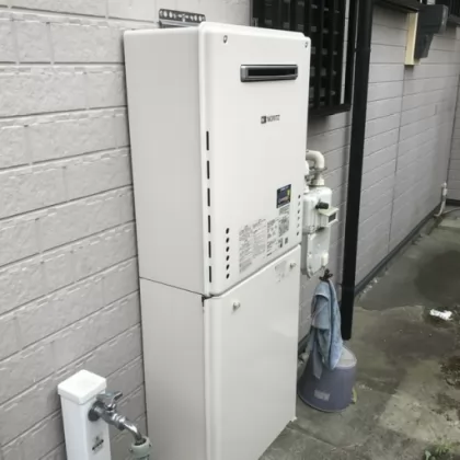 埼玉県蓮田市 交換後の給湯器 ノーリツ GT-2460SAWX-2 BL