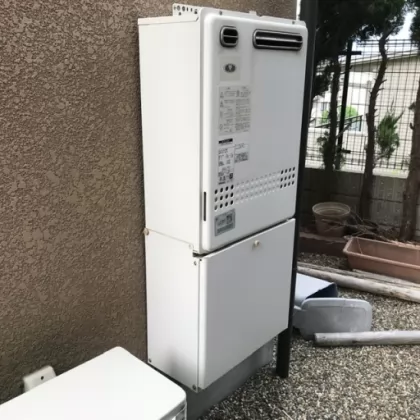 大阪府池田市 交換前の給湯器 ノーリツ GT-2427SAWX