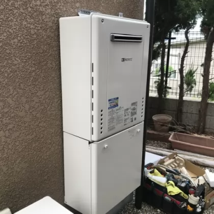 大阪府池田市 交換後の給湯器 ノーリツ GT-2460SAWX-2 BL