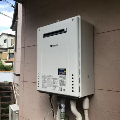 大阪府大東市 交換後の給湯器 ノーリツ GT-2460AWX-2 BL