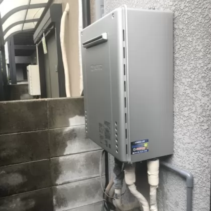 京都府京都市南区 交換後の給湯器 ノーリツ GT-C2472SAW BL
