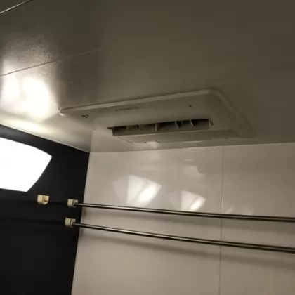 大阪府枚方市 交換後の浴室乾燥機 ノーリツ BDV-4106AUKNC-J3-BL