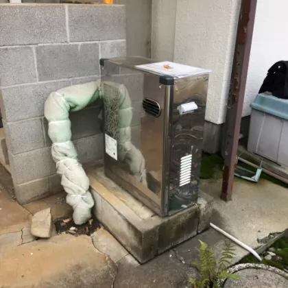 東京都武蔵村山市 交換前の給湯器 ノーリツ OTQ-3701SAYS