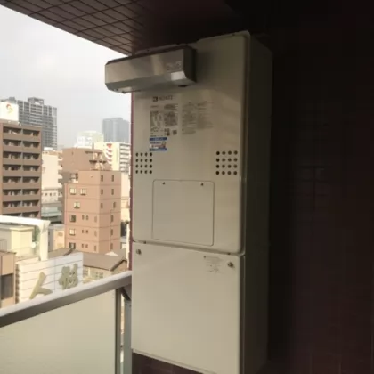 大阪府大阪市中央区 交換後の給湯器 ノーリツ GTH-2454AW3H BL