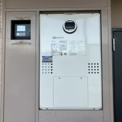 千葉県佐倉市 交換後の給湯器 ノーリツ GTH-1654SAW3H BL