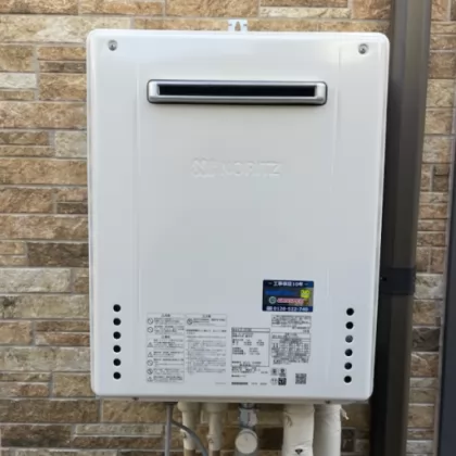 群馬県高崎市 交換後の給湯器 ノーリツ GT-2470AW BL