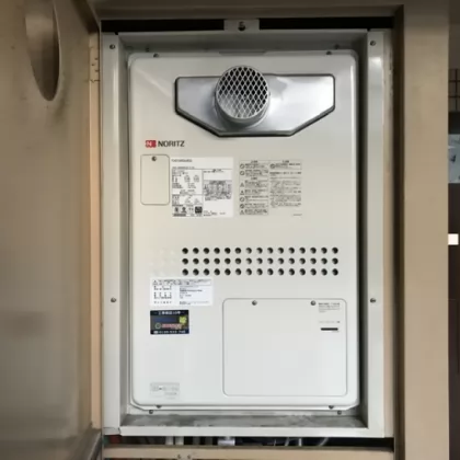 大阪府堺市南区 交換後の給湯器 ノーリツ GQH-2443AWX3H-T-DX BL