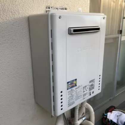 大阪府堺市南区 交換後の給湯器 ノーリツ GT-2070SAW BL