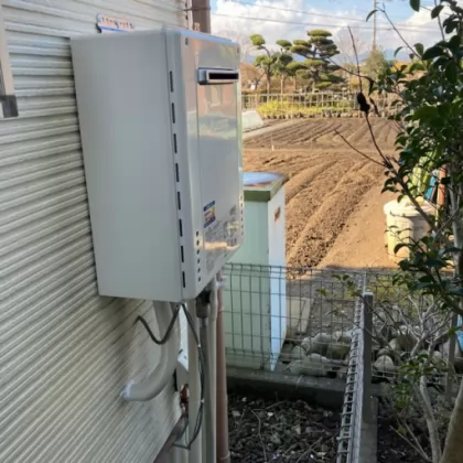 東京都あきる野市 交換後の給湯器 ノーリツ GT-2470SAW BL