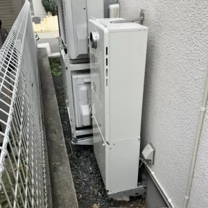 大阪府堺市西区 交換後の給湯器 ノーリツ GTH-C2461SAW3H-1 BL
