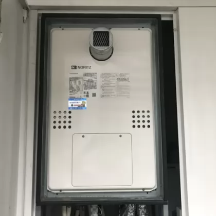 大阪府大阪市中央区 交換後の給湯器 ノーリツ GTH-CP2460AW3H-T-1 BL