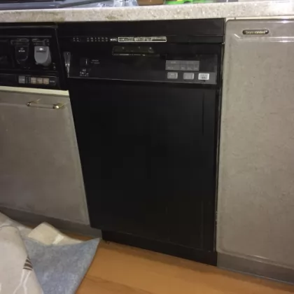 神奈川県相模原市緑区 交換前のビルトイン食洗機 日立 KF-45B6SK