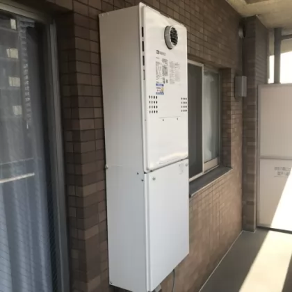 大阪府大阪市中央区 交換後の給湯器 ノーリツ GTH-2454AW3H BL