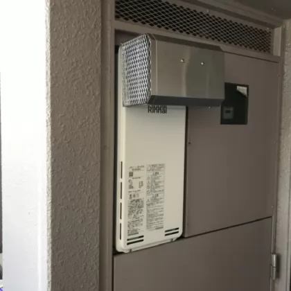 埼玉県加須市 交換後の給湯器 リンナイ RUX-SA1616W-E