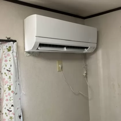 東京都府中市 交換後のエアコン 三菱電機 MSZ-GV2224-W