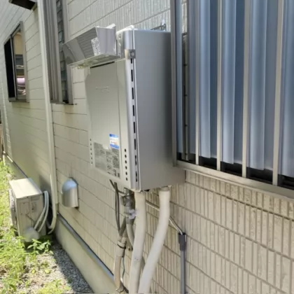 東京都あきる野市 交換後の給湯器 ノーリツ GT-C2072SAW BL
