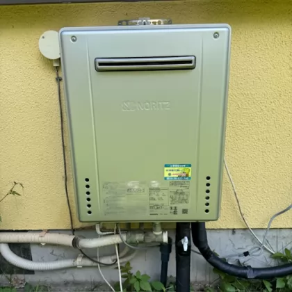 静岡県沼津市 交換後の給湯器 ノーリツ GT-C2472SAW BL