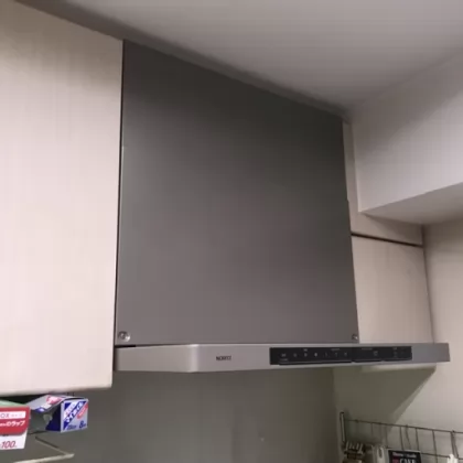 東京都北区 交換後のレンジフード ノーリツ NFG6S24MSV
