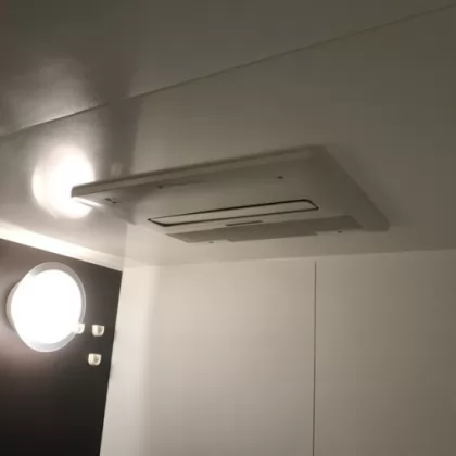 千葉県印西市 交換後の浴室乾燥機 ノーリツ BDV-4106AUKNC-J3-BL