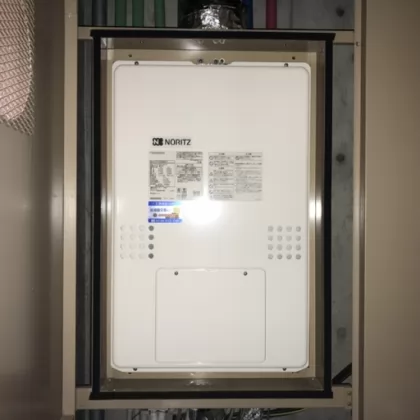 兵庫県宝塚市 交換後の給湯器 ノーリツ GTH-2454SAW3H-H BL