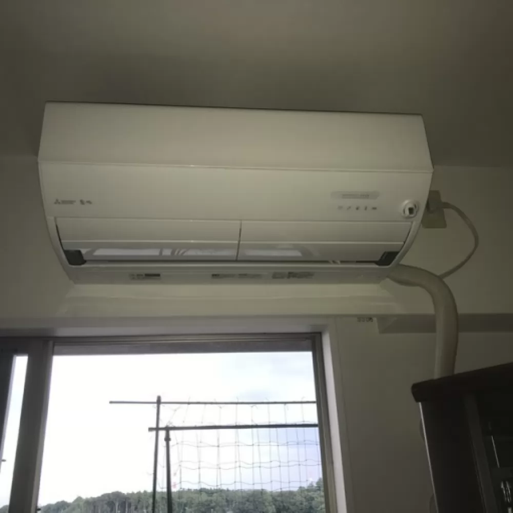 MSZ-ZXV4024S-Wのエアコン交換工事