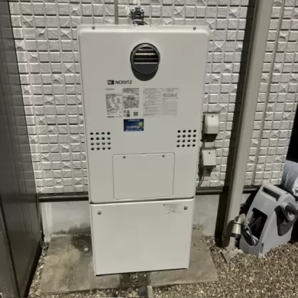 大阪府堺市東区 交換後の給湯器 ノーリツ GTH-C2460AW-1 BL