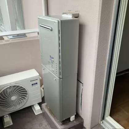 神奈川県厚木市 交換後の給湯器 ノーリツ GT-C1672AW BL