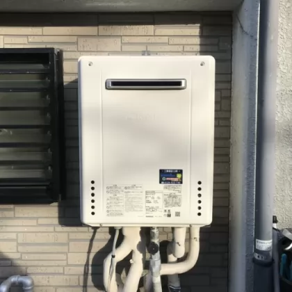 京都府京都市山科区 交換後の給湯器 ノーリツ GT-2070SAW BL