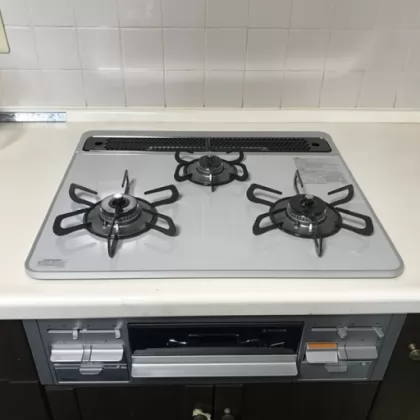 東京都小平市 交換後のビルトインガスコンロ パロマ PD-509WS-60CV