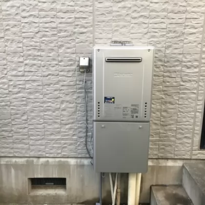 神奈川県厚木市 交換後の給湯器 ノーリツ GT-C2072AW BL