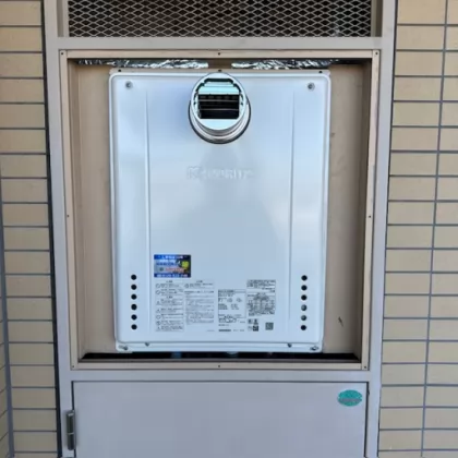 埼玉県さいたま市見沼区 交換後の給湯器 ノーリツ GT-2470SAW-T BL