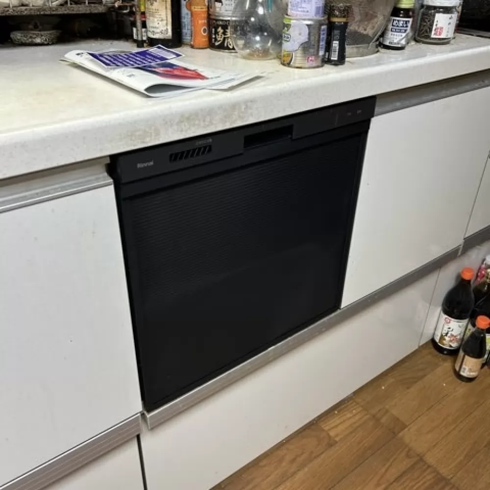 RSW-405AA-Bのビルトイン食洗機工事