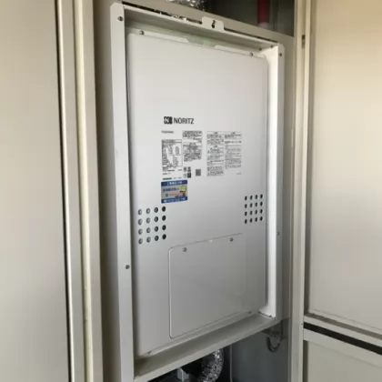 大阪府豊中市 交換後の給湯器 ノーリツ GTH-2454AW3H-H BL