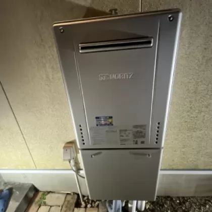 愛知県名古屋市緑区 交換後の給湯器 ノーリツ GT-C2472SAW BL