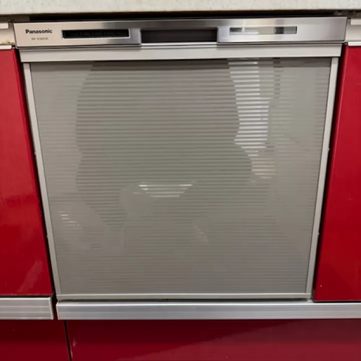 交換後のビルトイン食洗機（パナソニック NP-45MS9S）