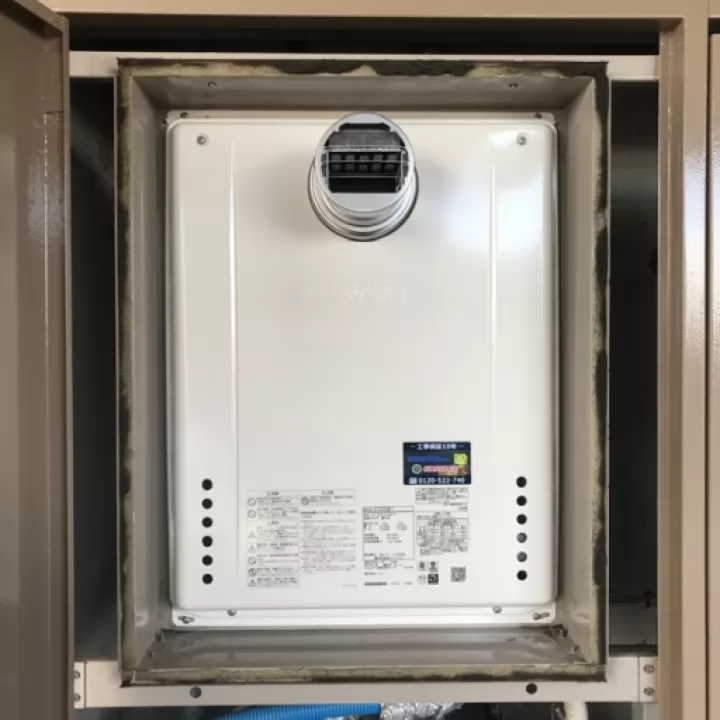 交換後の給湯器（ノーリツ GT-2470SAW-T BL）