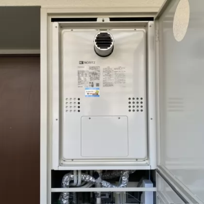 大阪府豊中市 交換後の給湯器 ノーリツ GTH-2454AW3H-T BL