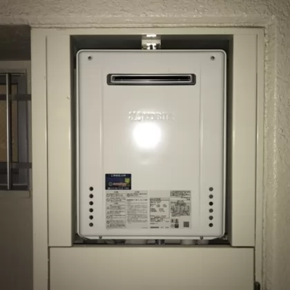 大阪府大阪市鶴見区 交換後の給湯器 ノーリツ GT-2070SAW BL