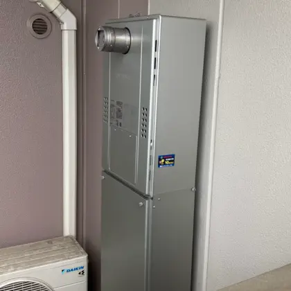 愛知県名古屋市西区 交換後の給湯器 ノーリツ GTH-C2470AW3H-T BL